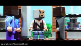 استاپ موشن Lego Minecraft لگو ماینکرافت  روز شصت ششم