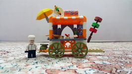 بررسی LEGO کالاسکه غذا فروشی