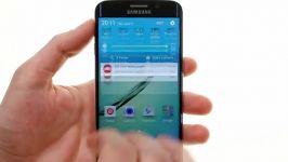 گوشه ای رابط کاربری Samsung Galaxy S6 edge