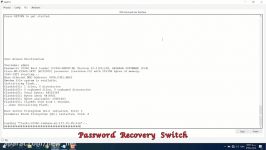 پسورد ریکاوری سوییچ سیسکو