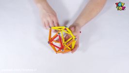 بازی مغناطیسی 64 قطعه‌ای جیومگ مدل Color