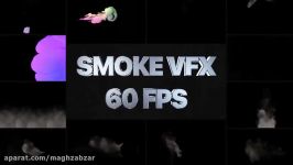 پروژه افترافکت مجموعه افکت دود VFX Smoke Pack