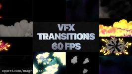 پروژه افترافکت مجموعه ترانزیشن VFX Transitions