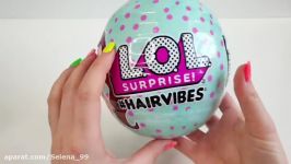 آنباکسینگ lol surprise مدل Hairvibes ♡ ♡ پارت ۱ کپ رو بخون