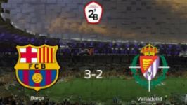 خلاصه بازی بارسلونا ب 3  2 وایادولید ب مرحله اول پلی اف لیگ دسته دوم اسپانیا