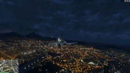 My Gameplay  Flight on Los Santos  Gta v At Night