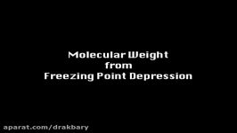 ChemLab  8. Molecular Weight Determination from Freezing Point Depression