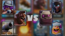 Hog Cycle vs Golem  Clash Royale دک هوگ سایکل در مقابل دک گالم