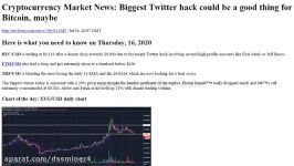 dssminer.com Cryptocurrency Market News Biggest Twitter hack could be a good