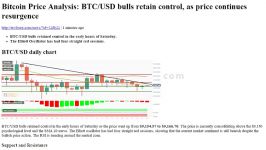 dssminer.com Bitcoin Price Analysis BTC USD bulls retain control as price co