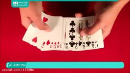 آموزش شعبده بازی  شعبده بازی کارت  تردستی جالب کارت کشیدن