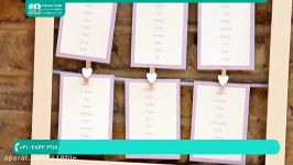 آموزش ایده های جالب مراسم عروسی  تشریفات عروسی کارت پستال عروسی 