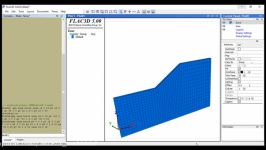 بررسی ضریب اطمینان شیروانی خاکی نرم افزار FLAC 3D فلک سه بعدی