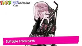 کالسکه تک صورتی نوزاد مدل Supa Bow How Pushchair Cosatt