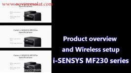 مراحل نصب wifi در پرینترهای کانن MF231 232 237