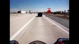 Kawasaki Ninja 250R on the Freeway