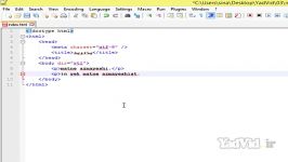 آموزش html css مقدماتی yadvid.ir  جلسه چهارم