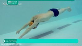 آموزش شنا  غریق نجات  نجات غریق شنای زیر آبی 