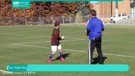 ویدیو آموزش حرفه ای فوتبال به کودکان  فوتبال کودکان  تکنیک فوتبال 02128423118