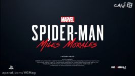 تریلر معرفی Marvels Spider Man Miles Morales برای PS5  وی جی مگ