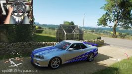 گیم پلی forza horizon4 فرمان بازی logitech g29