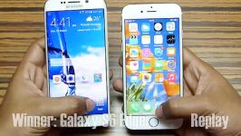 Galaxy S6 Edge vs iPhone 6  APPS SPEED TEST