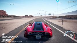 5 ماشین سریغ در بازی need for speed payback