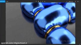 شبیه سازی باد کردن آبجکتها tyFlow در 3DsMax زیرنویس فارسی