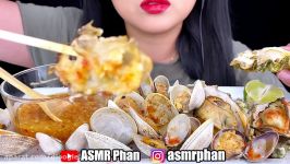 چالش صداي غذا   خوردن انواع صدف سس ویتنامی
