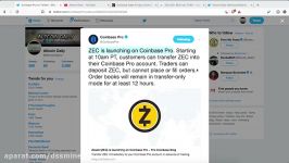 dssminer.com BREAKING Zcash ZEC Added to Coinbase Pro BUT w RESTRICTIONS C