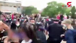 فیلم کتک زدن وحشیانه معترضان توسط پلیس ایالت نیویورک