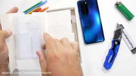 تست مقاومت گوشی P40 Pro هوآوی