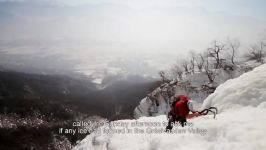 +Extreme ice climbing  Cascade de lOule France V+ 5