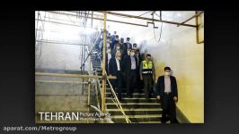 بازدید شهردار تهران جمعی مدیران شهری روند ساخت خط ۶ مترو تهران