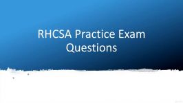 Udemy  RHCSA Practice Exam Questions Video CourseEX200 RHEL 8.0