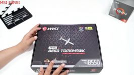 جعبه گشایی مادربرد MSI MAG B550 TOMAHAWK