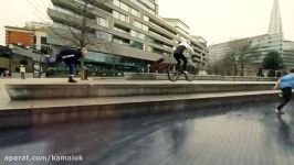 مسابقه دوچرخه سوار حرفه ای پارکور کاران