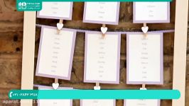 آموزش ایده های جالب مراسم عروسی  جشن عروسی ساخت کارت پستال عروسی