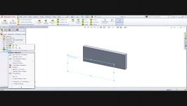 آموزش دستور Projected نرم افزار Solidworks