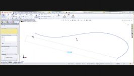 آموزش دستور Spline on surface نرم افزار Solidworks