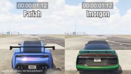 مسابقه سریع ترین ماشین برقی بنزینی در GTA5