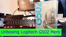 آنباکس موس گیمینگ لاجیتک جی502 G502 logitech