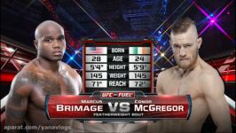 مبارزه UFC بین Conor McGregor vs Marcus Brimage