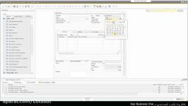 افزونه تقویم شمسی در Sap Business One