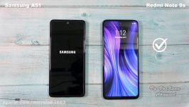 مقایسه تست سرعت دو گوشی Samsung Galaxy A51 vs Xiaomi Redmi Note 9s