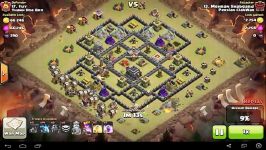 clash of clans 3 star attack town hall 9 Lavaloonion