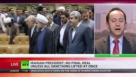ایران  همه تحریم های هسته ای باید یکجا برداشته شود