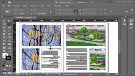 ابزار gap  پنجره طراز کردن در indesign ایندیزاین. 15