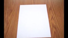 جنگنده F14 کاغذی یک برگ کاغذ