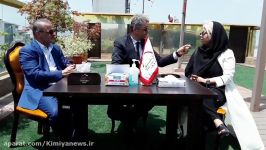 کافه خبروگپ وگفت علینقی مهرورزودکترمهین حقدوست دربام هتل شبستان رشت ۲